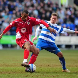 Battling for Supremacy: Haynes vs. Howard in the Championship Clash between Reading and Bristol City (13/03/2010) Battling for Supremacy: Haynes vs. Howard in the Championship Clash between Reading and Bristol City (13/03/2010)