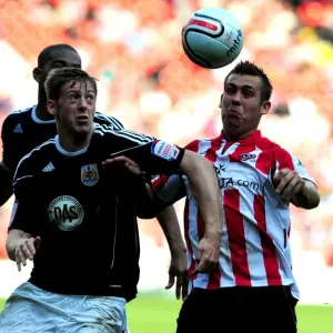 Print of Jon Stead vs. Shane Lowry at Bramall Lane