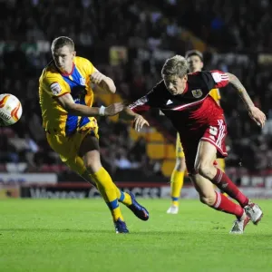 Battling for Supremacy: Jon Stead vs. Peter Ramage in the 2012 Championship Clash between Bristol City and Crystal Palace