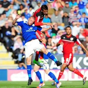 Battling for Supremacy: Liam Fontaine vs. Jamie Vardy in Leicester City vs. Bristol City Championship Clash Battling for Supremacy: Liam Fontaine vs. Jamie Vardy in Leicester City vs. Bristol City Championship Clash