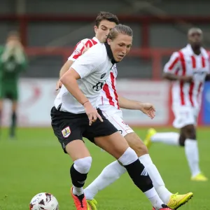 Bristol City FC Print: Luke Ayling vs. Terry Gornell in Action Bristol City FC Print: Luke Ayling vs. Terry Gornell in Action