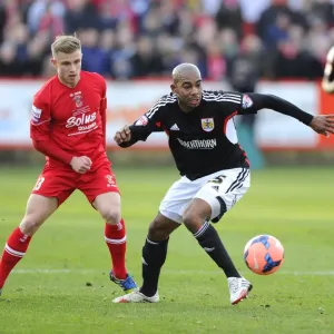 FA Cup Print: Marvin Elliott in Action