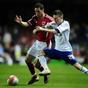 Bristol City vs. Cardiff City Football Rivalry Print - 10/03/2012