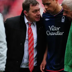 Print of Billy Davis and Nathan Tyson at Ashton Gate Stadium