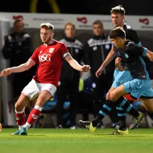 Billy Murphy in Action: Bristol City U21 vs Sheffield Wednesday U21 at Ashton Gate Stadium