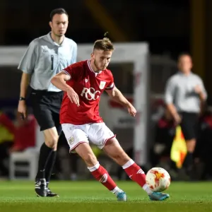 Billy Murphy of Bristol City in Action Against Sheffield Wednesday U21 at Ashton Gate Stadium