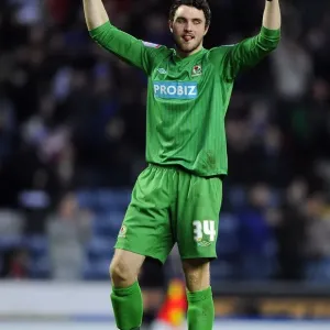Blackburn Rovers Jake Kean Rejoices in Second Goal vs. Bristol City - FA Cup Match, Ewood Park (05/01/2013)