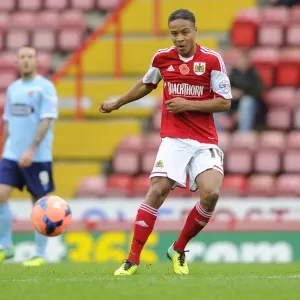 Bobby Reid in Action: FA Cup First Round - Bristol City vs Dagenham and Redbridge