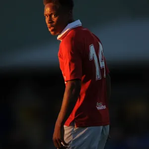 Bristol City's Bobby Reid in Print, 2014 Pre-Season Friendly Action Photo