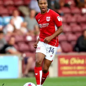 Bristol City FC Print - Bobby Reid in Action