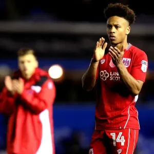 Bobby Reid in Action: Sky Bet Championship Showdown at St. Andrews Stadium - Birmingham City vs. Bristol City (November 19, 2016) Bobby Reid in Action: Sky Bet Championship Showdown at St. Andrews Stadium - Birmingham City vs. Bristol City (November 19, 2016)