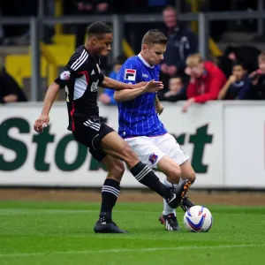 Bobby Reid Closes In: Intense Moment as Bristol City Star Confronts Carlisle United's Conor Townsend Bobby Reid Closes In: Intense Moment as Bristol City Star Confronts Carlisle United's Conor Townsend
