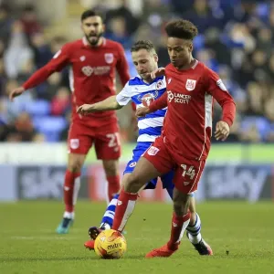 Bobby Reid Faces Pressure: Reading vs. Bristol City, Sky Bet Championship (November 2016)