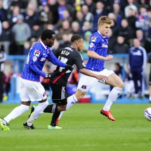 Bobby Reid in Pursuit: Intense Moment from Carlisle United vs. Bristol City Football Match, October 2013 Bobby Reid in Pursuit: Intense Moment from Carlisle United vs. Bristol City Football Match, October 2013