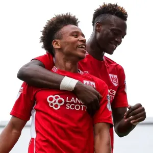 Bobby Reid and Tammy Abraham Celebrate Goal Print Bobby Reid and Tammy Abraham Celebrate Goal Print