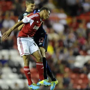 Bobby Reid vs. Stuart O'Keefe: Intense Battle for the High Ball in Bristol City vs. Crystal Palace, 2013
