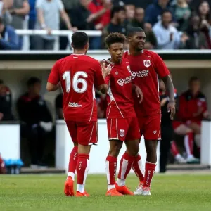 Bobby Reid's Goal Celebration: Bristol City's Pre-Season Triumph at Bath City (26.07.2016) Bobby Reid's Goal Celebration: Bristol City's Pre-Season Triumph at Bath City (26.07.2016)