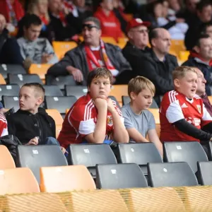 Bored Young Fans at Port Vale vs. Bristol City Football Match, 2013