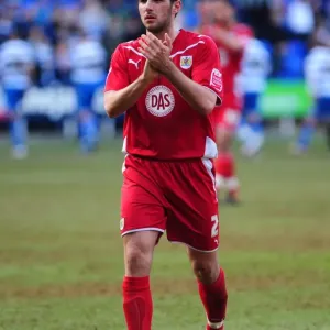 Bradley Orr of Bristol City Thanks Fans after Reading Victory, Championship 2010 Bradley Orr of Bristol City Thanks Fans after Reading Victory, Championship 2010