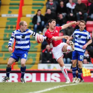 Bristol City FC Print - Bradley Orr Goes Close with a Volley