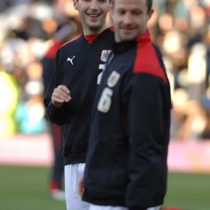 Bradley Orr Shares a joke with teammates