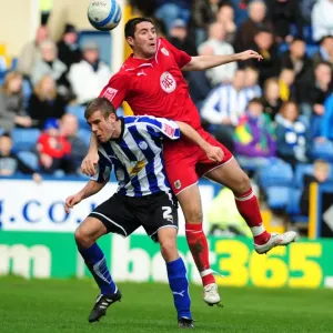 Bradley Orr vs. Tommy Spurr: Aerial Battle in the Championship Clash between Sheffield Wednesday and Bristol City (16th March 2010) Bradley Orr vs. Tommy Spurr: Aerial Battle in the Championship Clash between Sheffield Wednesday and Bristol City (16th March 2010)