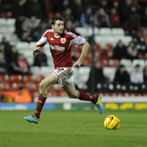 Brendan Moloney in Action: Bristol City vs Leyton Orient, Sky Bet League One, 2013