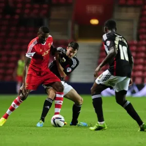Brendan Moloney vs. Guilherme do Prado: Clash at St. Mary's Stadium - Southampton vs. Bristol City, 2013