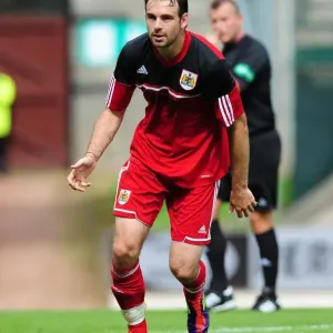 Bristol City's Brett Pitman in Print, Pre-Season Friendly Match