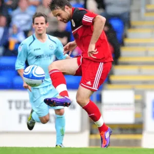 Brett Pitman Print, McDiarmid Park 2012 Football Photograph