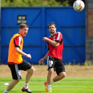 Brett Pitman Scores Stunner at Pre-Season Training: Bristol City Football Club