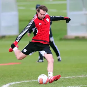 Bristol City Football Club Print - Brett Pitman in Training Bristol City Football Club Print - Brett Pitman in Training