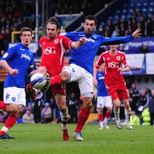 Brett Pitman's Close Call: Portsmouth vs. Bristol City, 17th March 2012
