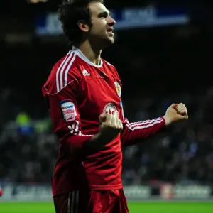 Brett Pitman's Epic Goal Celebration: A Memorable Moment for Bristol City in the Championship (03/01/2011)
