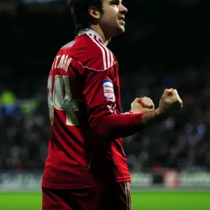 Brett Pitman's Epic Goal Celebration: A Thrilling Championship Moment for Bristol City at QPR (03/01/2011)