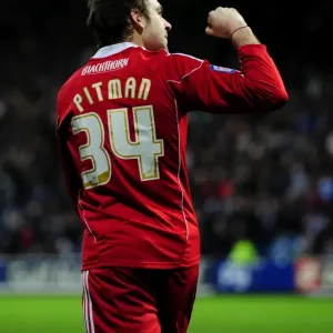 Brett Pitman's Epic Goal Celebration: A Thrilling Championship Moment for Bristol City at QPR (03/01/2011)