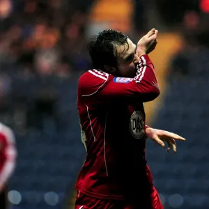 Brett Pitman's Euphoric Goal Celebration: Preston North End vs. Bristol City (Championship, 2011)