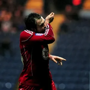 Brett Pitman Euphoric Goal Celebration Print