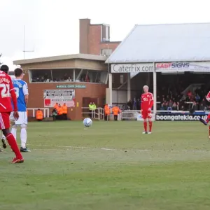 Brett Pitman's Fruitless Free-Kick at Peterborough United, 2012