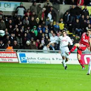 Brett Pitman's Near Miss: Swansea City vs. Bristol City (Championship, 10/11/2010)