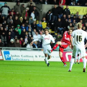 Brett Pitman's Near Miss: Swansea City vs. Bristol City (Championship, 10/11/2010)