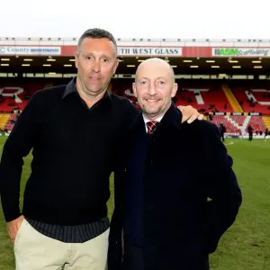Print of Brian Tinnion and Ian Holloway at Ashton Gate