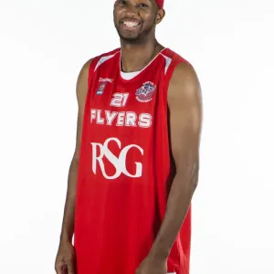 Bristol Academy Flyers Doug McLaughlin-Williams in Action on the Basketball Court