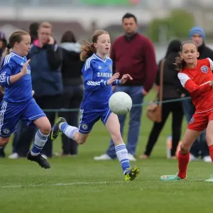 Print of Bristol Academy vs Chelsea Ladies Youth match at Gifford Stadium Print of Bristol Academy vs Chelsea Ladies Youth match at Gifford Stadium