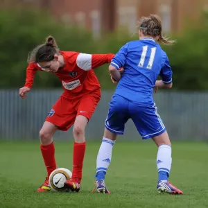 Print of Bristol Academy vs Chelsea Ladies Youth match at Gifford Stadium Print of Bristol Academy vs Chelsea Ladies Youth match at Gifford Stadium
