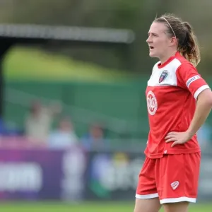 Bristol Academy's Loren Dykes in Action against Manchester City - Women's Super League