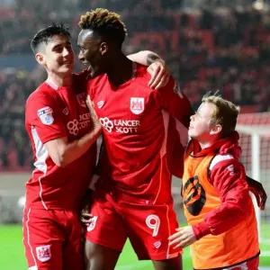 Bristol City Print: Abraham Goal Celebration Bristol City Print: Abraham Goal Celebration