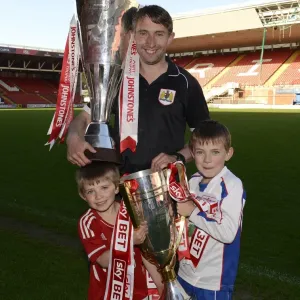 Bristol City Academy Print - Double Trophy Celebration Bristol City Academy Print - Double Trophy Celebration