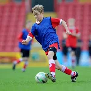 Bristol City Academy Players Train at Ashton Gate Stadium Print Bristol City Academy Players Train at Ashton Gate Stadium Print