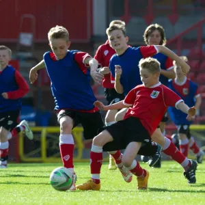 Bristol City Academy Players Train at Ashton Gate Stadium Print Bristol City Academy Players Train at Ashton Gate Stadium Print